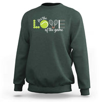 For The Love Of The Game Sweatshirt Funny Tennis Fan Gift - Wonder Print Shop
