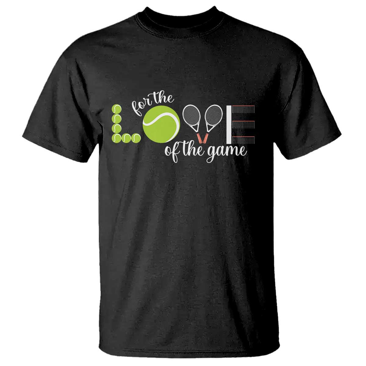 For The Love Of The Game T Shirt Funny Tennis Fan Gift - Wonder Print Shop