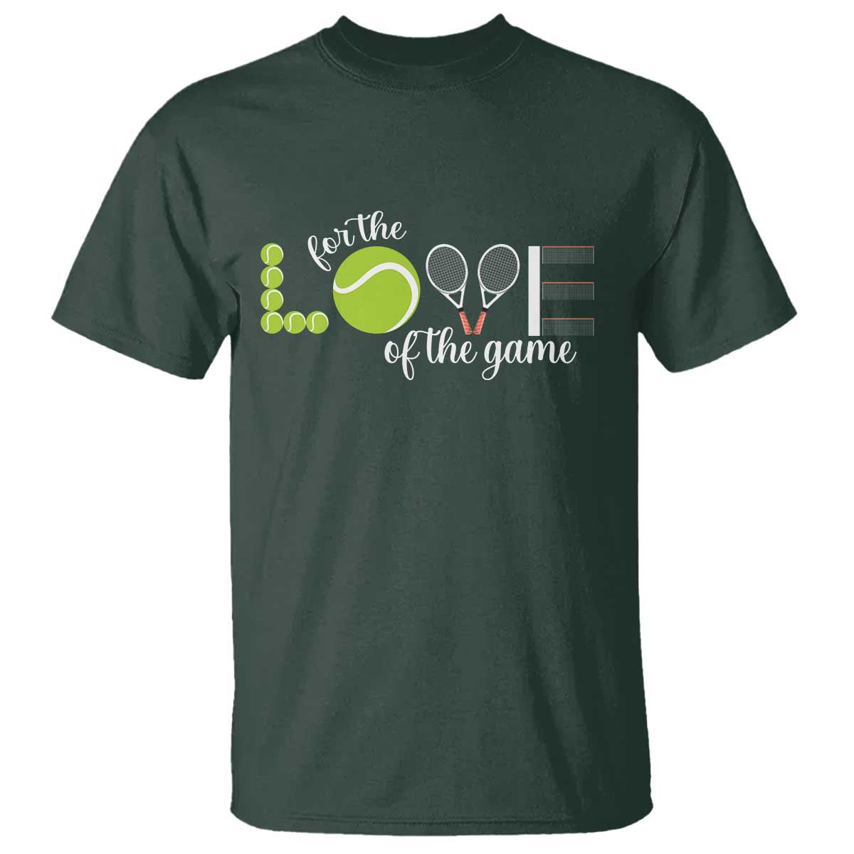 For The Love Of The Game T Shirt Funny Tennis Fan Gift - Wonder Print Shop