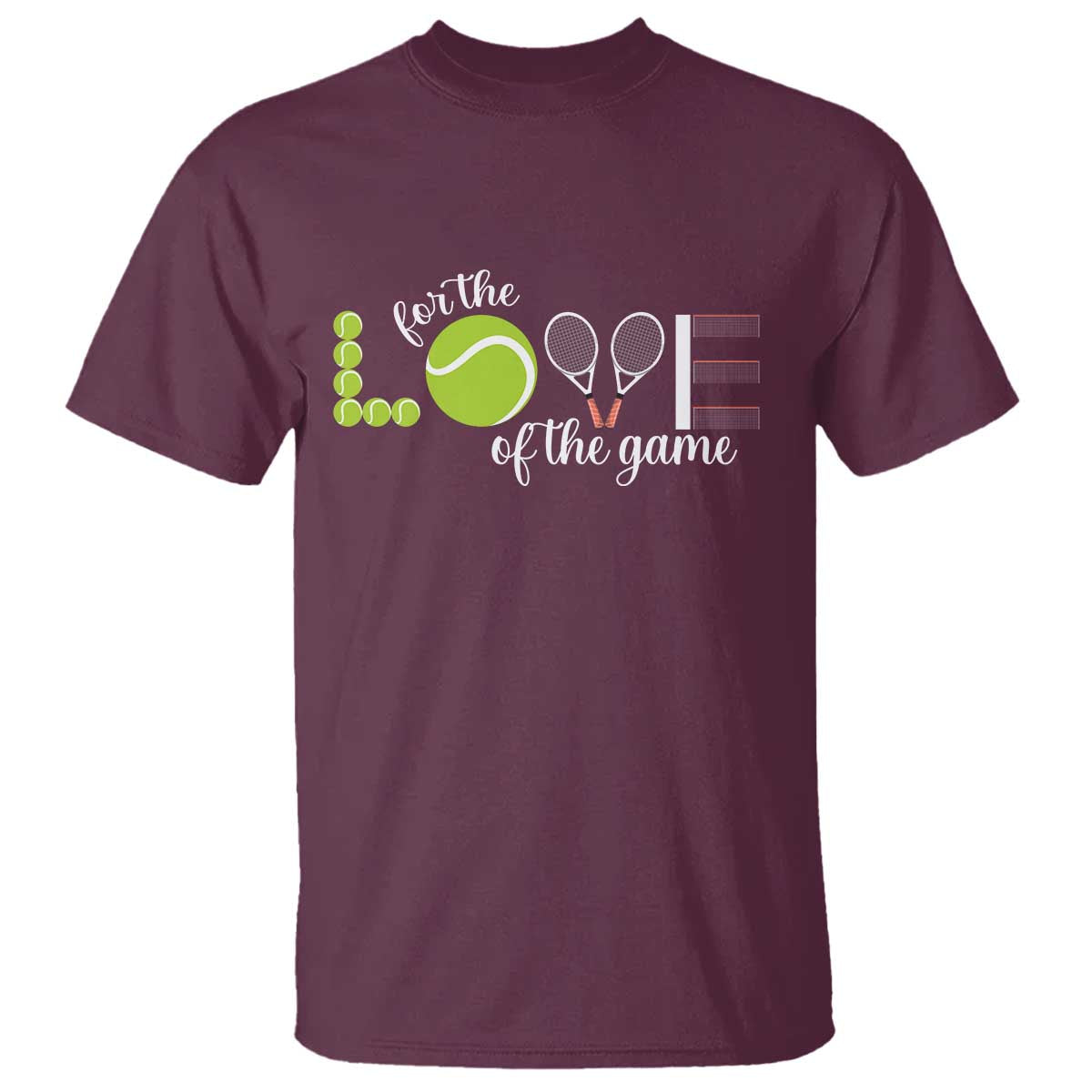 For The Love Of The Game T Shirt Funny Tennis Fan Gift - Wonder Print Shop