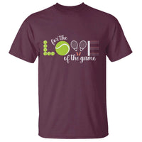 For The Love Of The Game T Shirt Funny Tennis Fan Gift - Wonder Print Shop