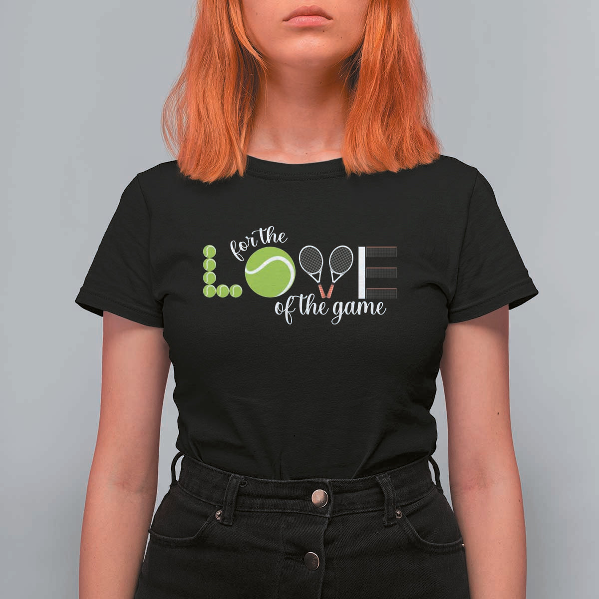 For The Love Of The Game T Shirt For Women Funny Tennis Fan Gift - Wonder Print Shop