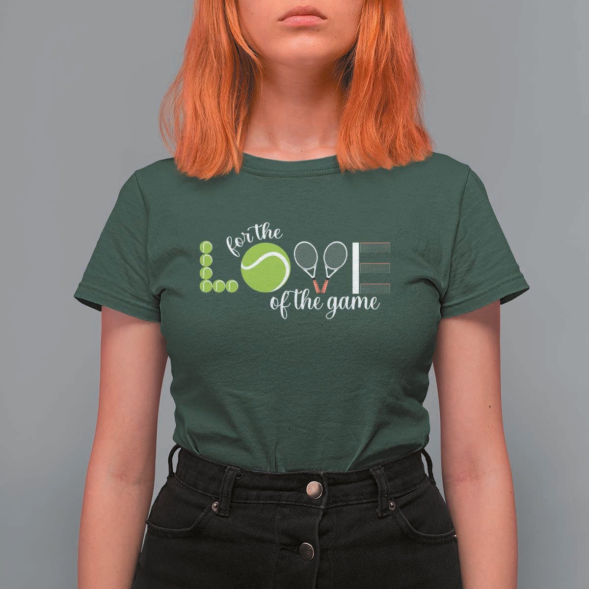 For The Love Of The Game T Shirt For Women Funny Tennis Fan Gift - Wonder Print Shop