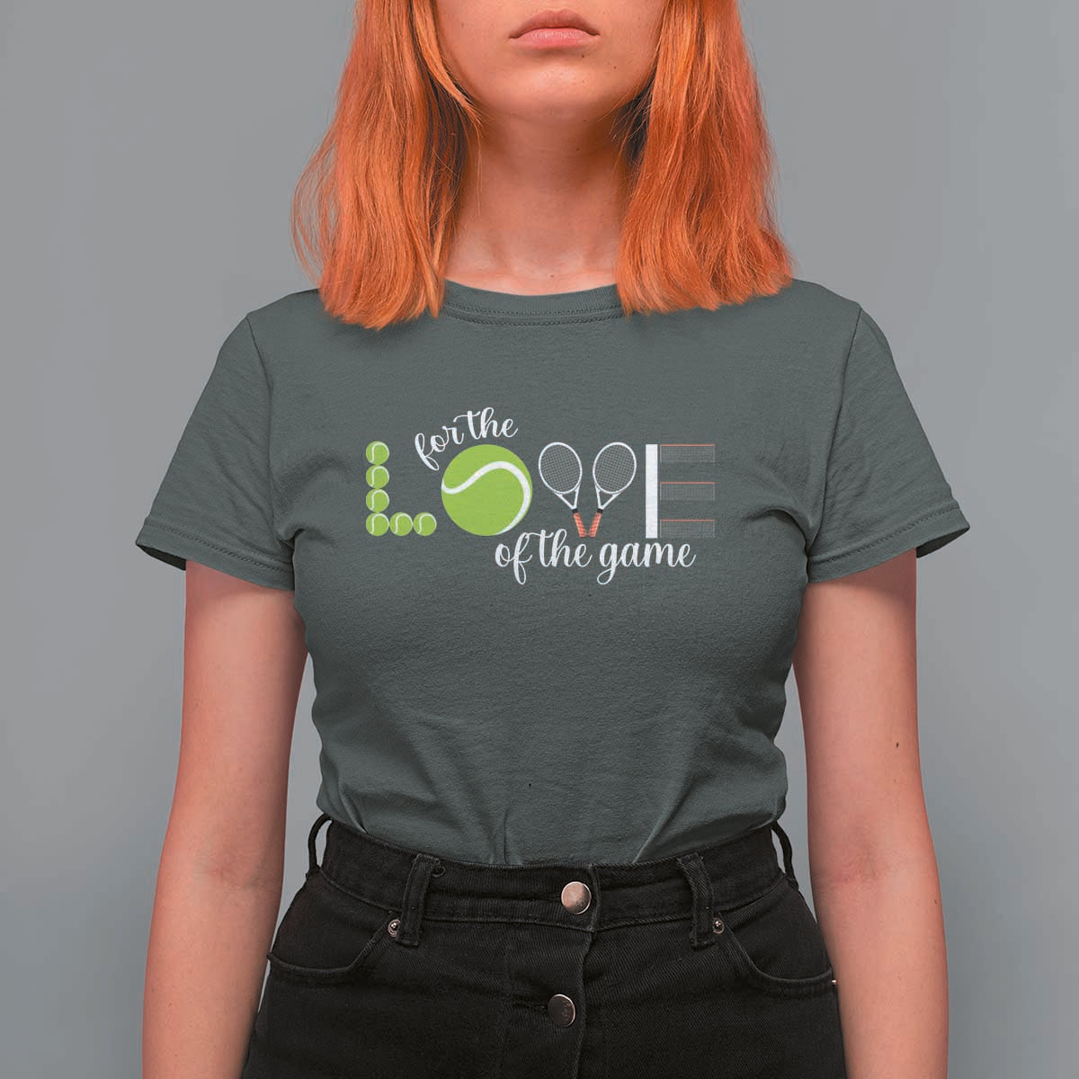 For The Love Of The Game T Shirt For Women Funny Tennis Fan Gift - Wonder Print Shop