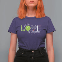 For The Love Of The Game T Shirt For Women Funny Tennis Fan Gift - Wonder Print Shop