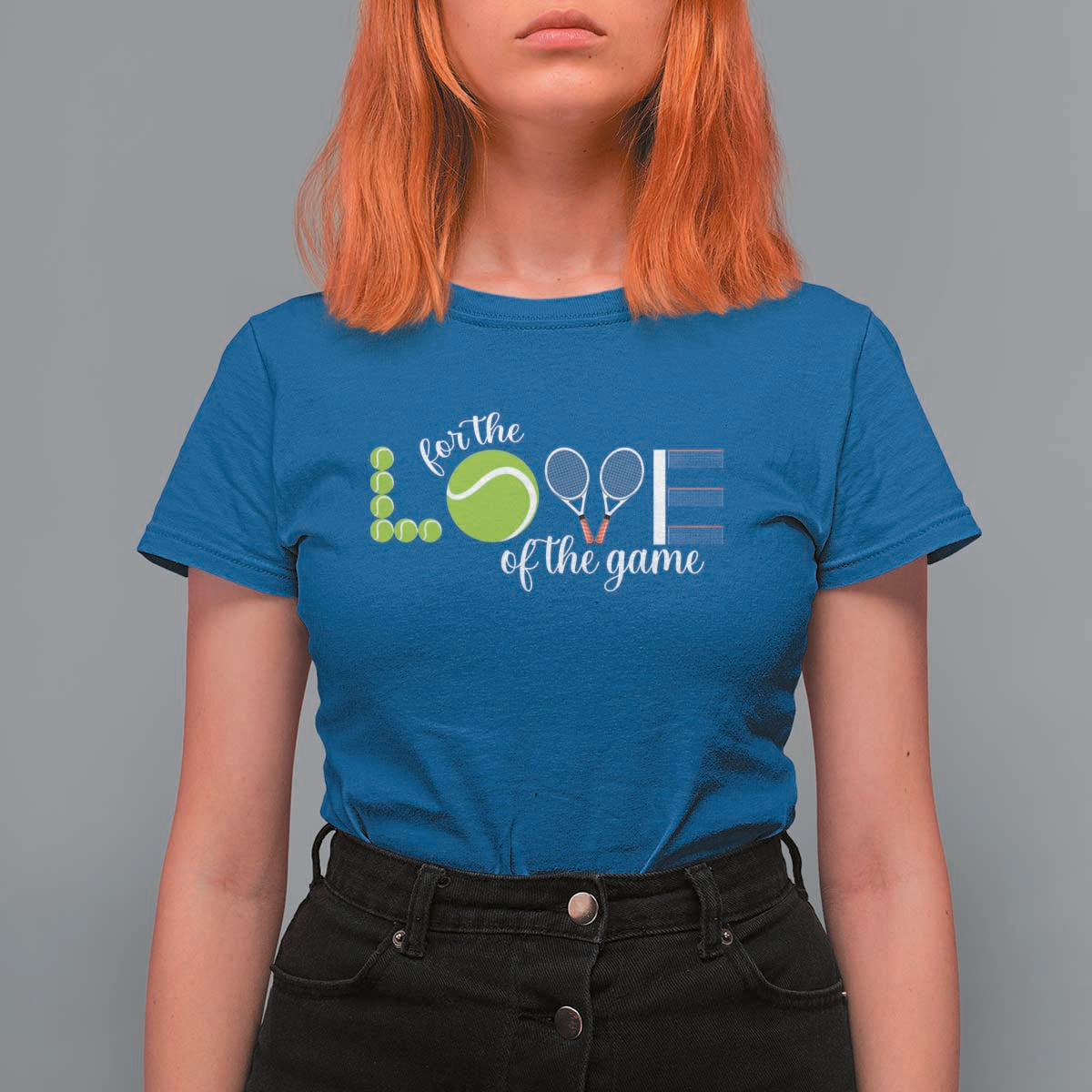 For The Love Of The Game T Shirt For Women Funny Tennis Fan Gift - Wonder Print Shop