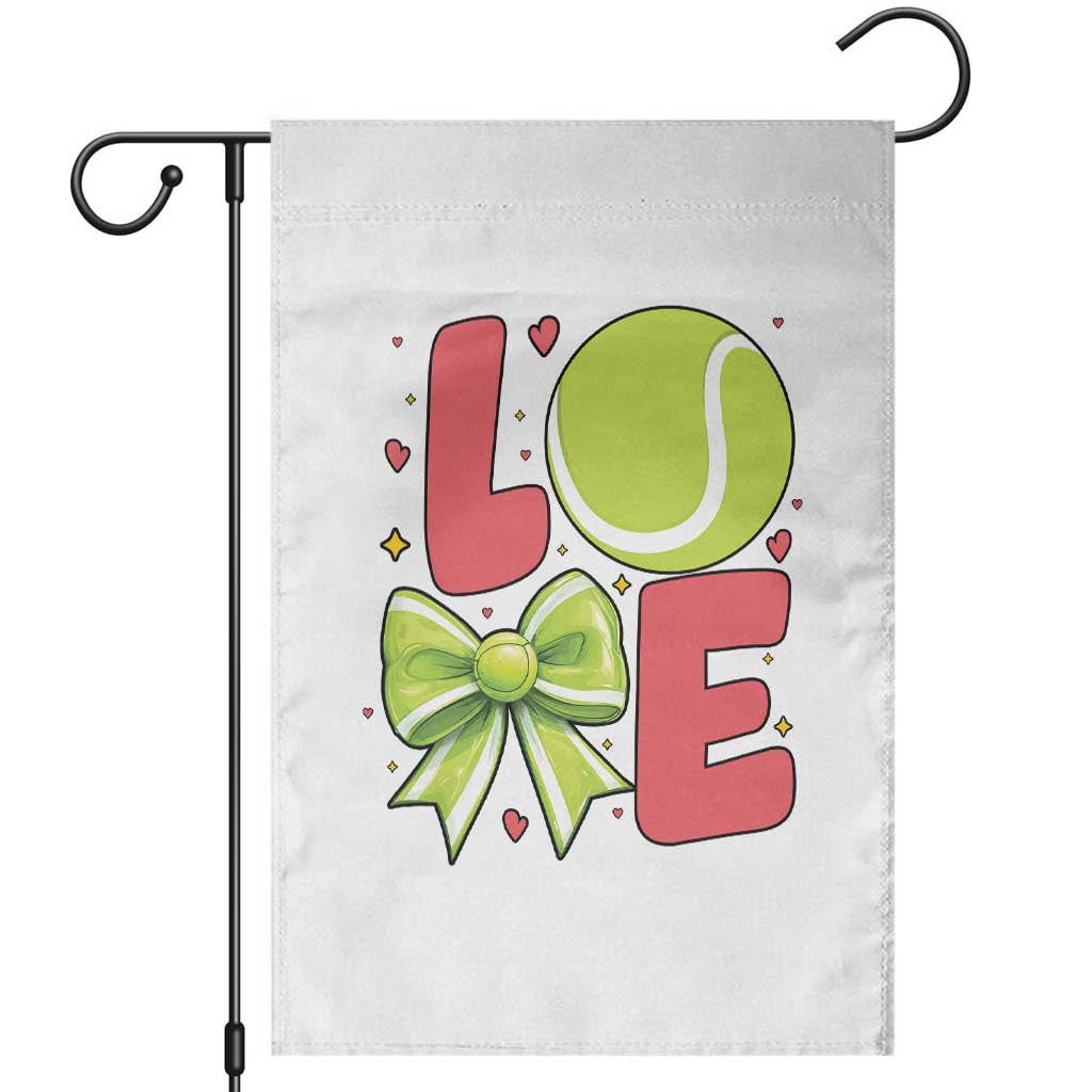Love With A Tennis Ball Garden Flag Valentines Day Gift - Wonder Print Shop