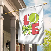 Love With A Tennis Ball Garden Flag Valentines Day Gift - Wonder Print Shop