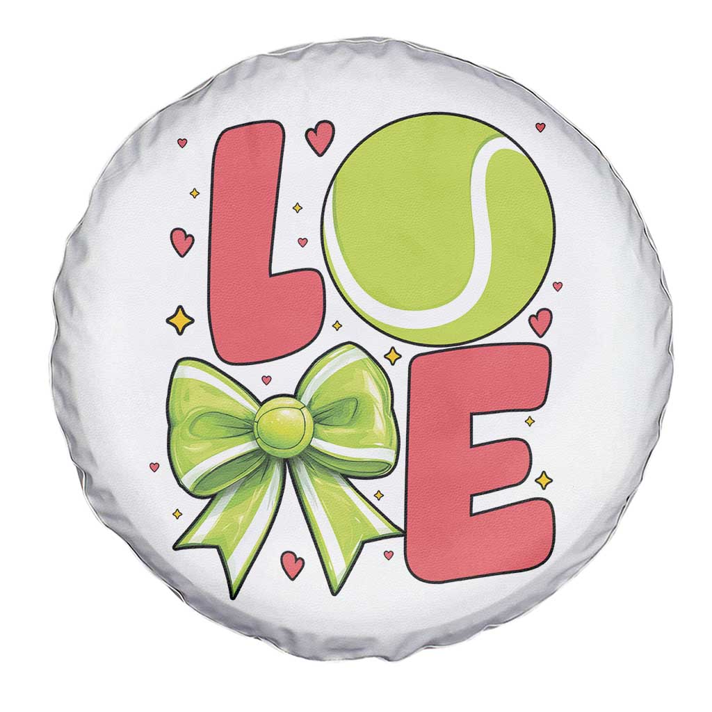 Love With A Tennis Ball Spare Tire Cover Valentines Day Gift - Wonder Print Shop