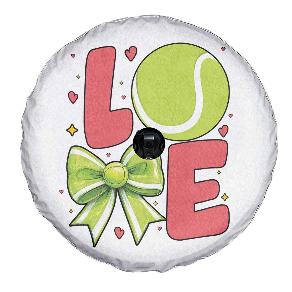 Love With A Tennis Ball Spare Tire Cover Valentines Day Gift - Wonder Print Shop
