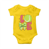 Love With A Tennis Ball Baby Onesie Valentines Day Gift - Wonder Print Shop