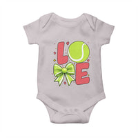 Love With A Tennis Ball Baby Onesie Valentines Day Gift - Wonder Print Shop