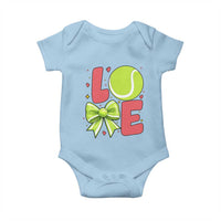 Love With A Tennis Ball Baby Onesie Valentines Day Gift - Wonder Print Shop