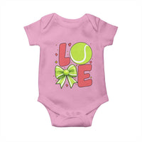 Love With A Tennis Ball Baby Onesie Valentines Day Gift - Wonder Print Shop