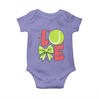 Love With A Tennis Ball Baby Onesie Valentines Day Gift - Wonder Print Shop