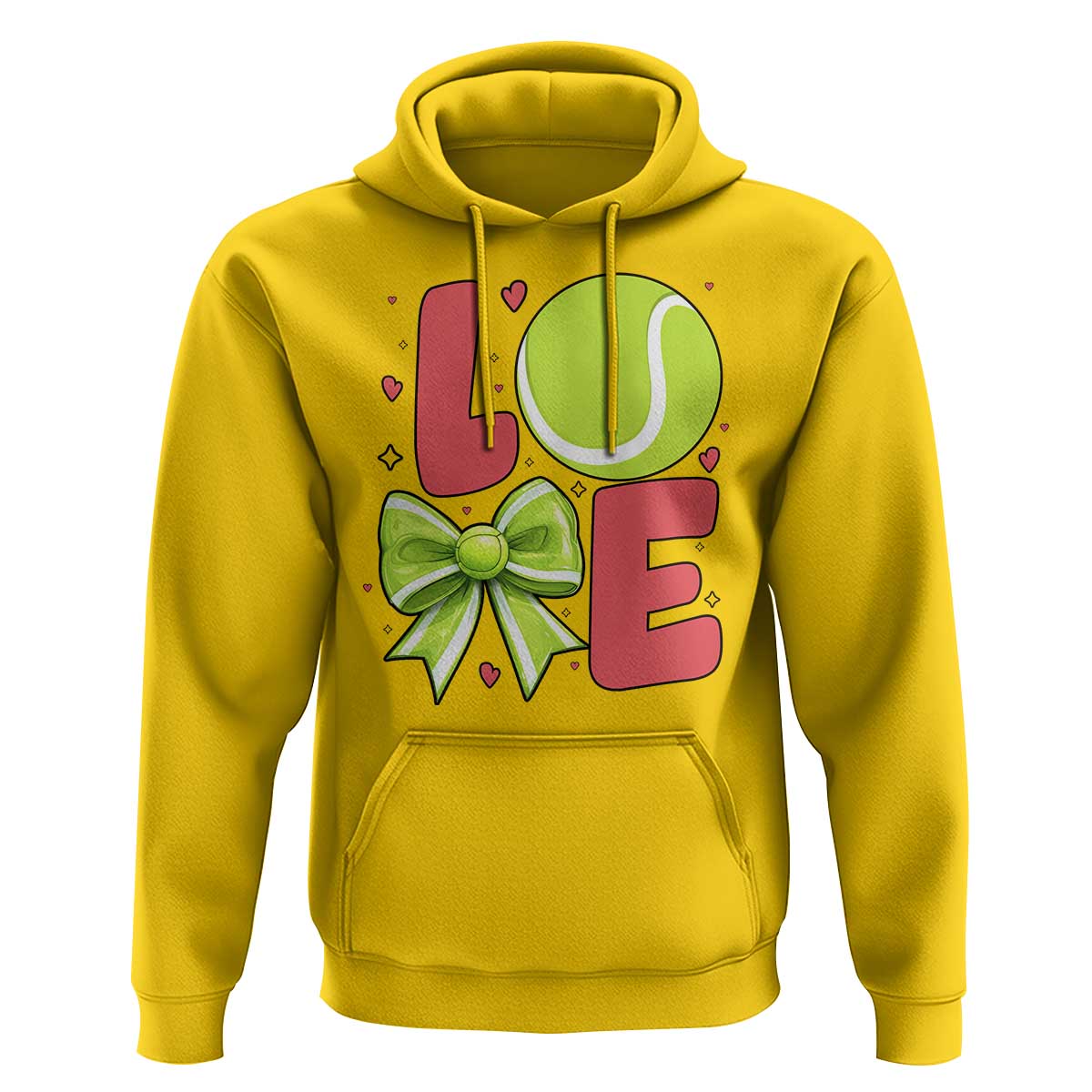 Love With A Tennis Ball Hoodie Valentines Day Gift - Wonder Print Shop