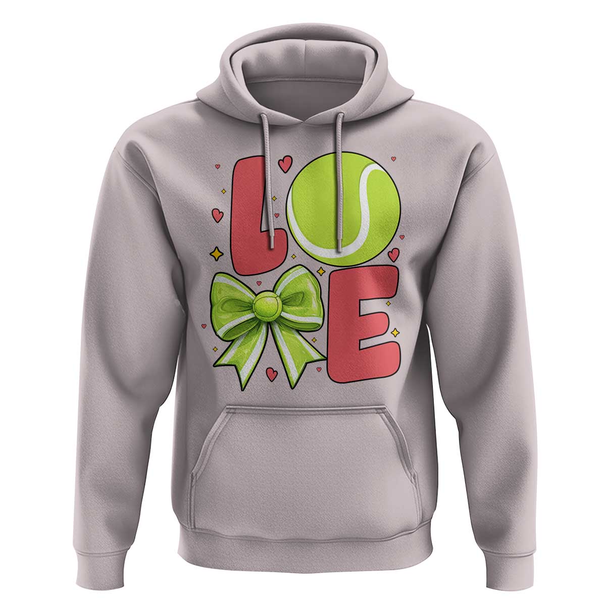 Love With A Tennis Ball Hoodie Valentines Day Gift - Wonder Print Shop