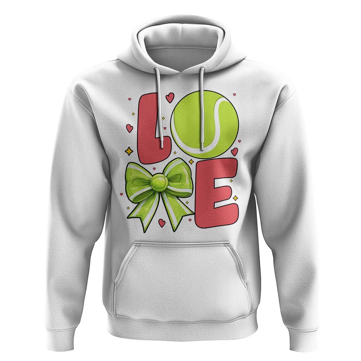 Love With A Tennis Ball Hoodie Valentines Day Gift - Wonder Print Shop