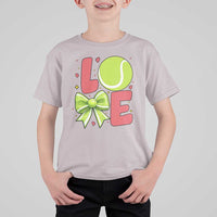 Love With A Tennis Ball T Shirt For Kid Valentines Day Gift - Wonder Print Shop