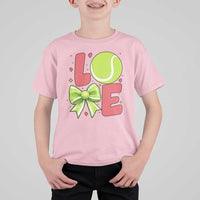 Love With A Tennis Ball T Shirt For Kid Valentines Day Gift - Wonder Print Shop