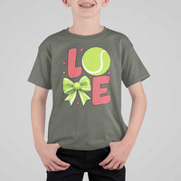 Love With A Tennis Ball T Shirt For Kid Valentines Day Gift - Wonder Print Shop