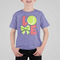 Love With A Tennis Ball T Shirt For Kid Valentines Day Gift - Wonder Print Shop