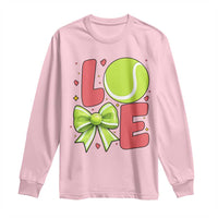 Love With A Tennis Ball Long Sleeve Shirt Valentines Day Gift - Wonder Print Shop