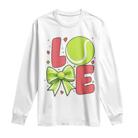 Love With A Tennis Ball Long Sleeve Shirt Valentines Day Gift - Wonder Print Shop