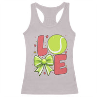 Love With A Tennis Ball Racerback Tank Top Valentines Day Gift - Wonder Print Shop