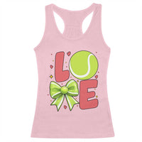 Love With A Tennis Ball Racerback Tank Top Valentines Day Gift - Wonder Print Shop