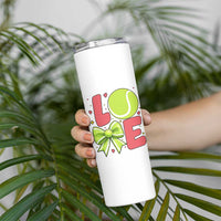 Love With A Tennis Ball Skinny Tumbler Valentines Day Gift - Wonder Print Shop