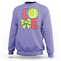 Love With A Tennis Ball Sweatshirt Valentines Day Gift - Wonder Print Shop
