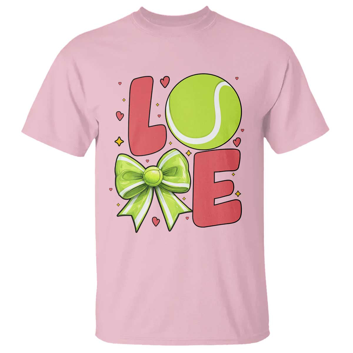 Love With A Tennis Ball T Shirt Valentines Day Gift - Wonder Print Shop