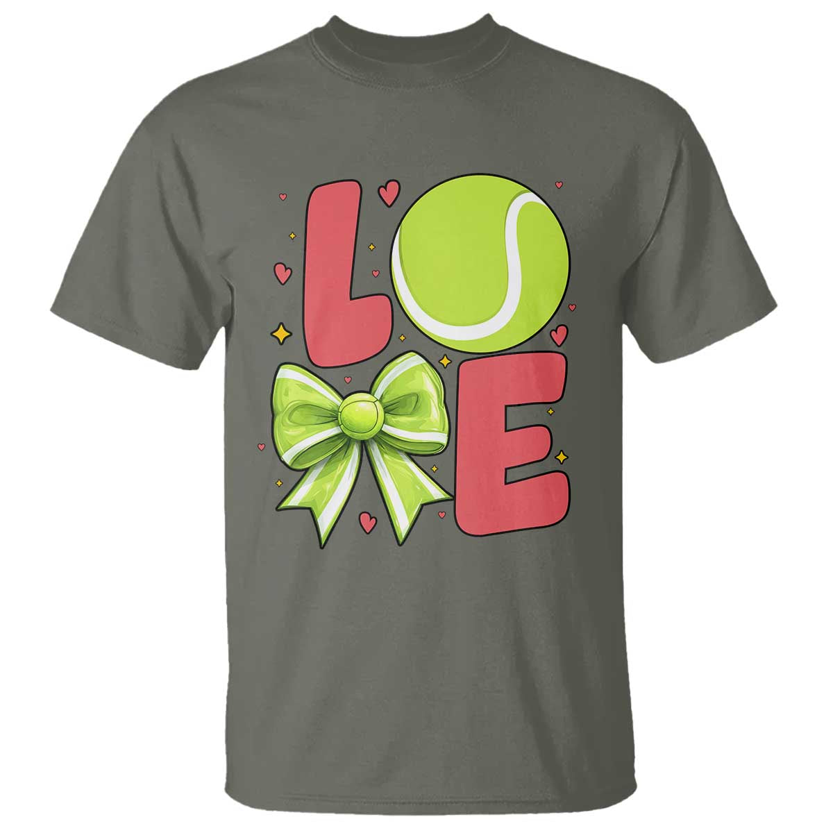 Love With A Tennis Ball T Shirt Valentines Day Gift - Wonder Print Shop