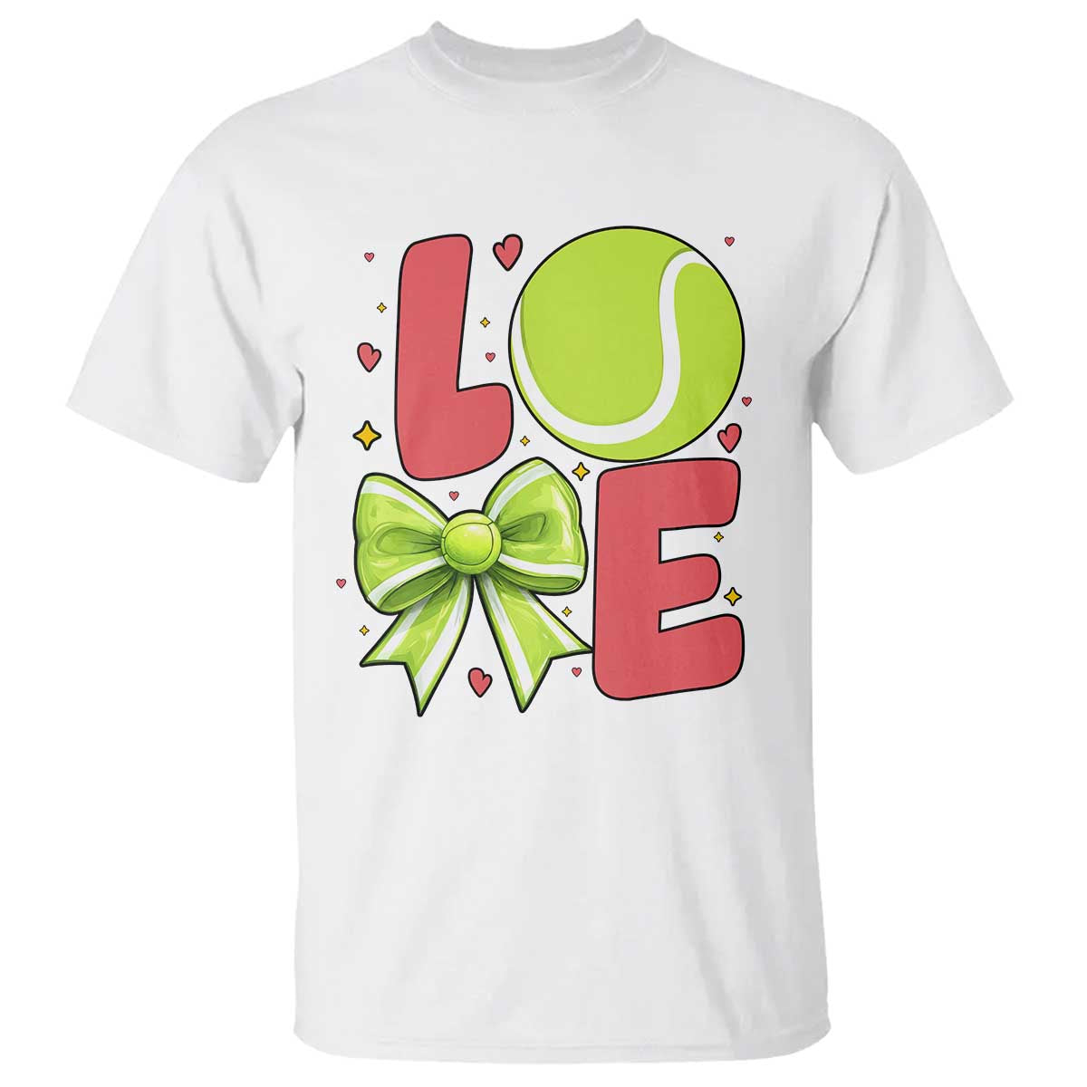 Love With A Tennis Ball T Shirt Valentines Day Gift - Wonder Print Shop
