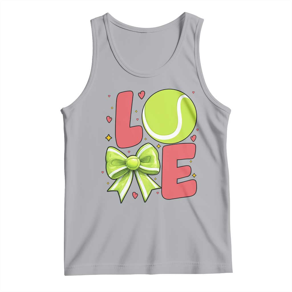 Love With A Tennis Ball Tank Top Valentines Day Gift - Wonder Print Shop