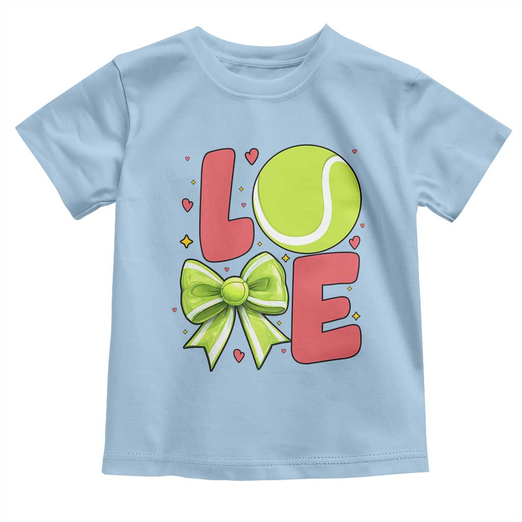 Love With A Tennis Ball Toddler T Shirt Valentines Day Gift - Wonder Print Shop