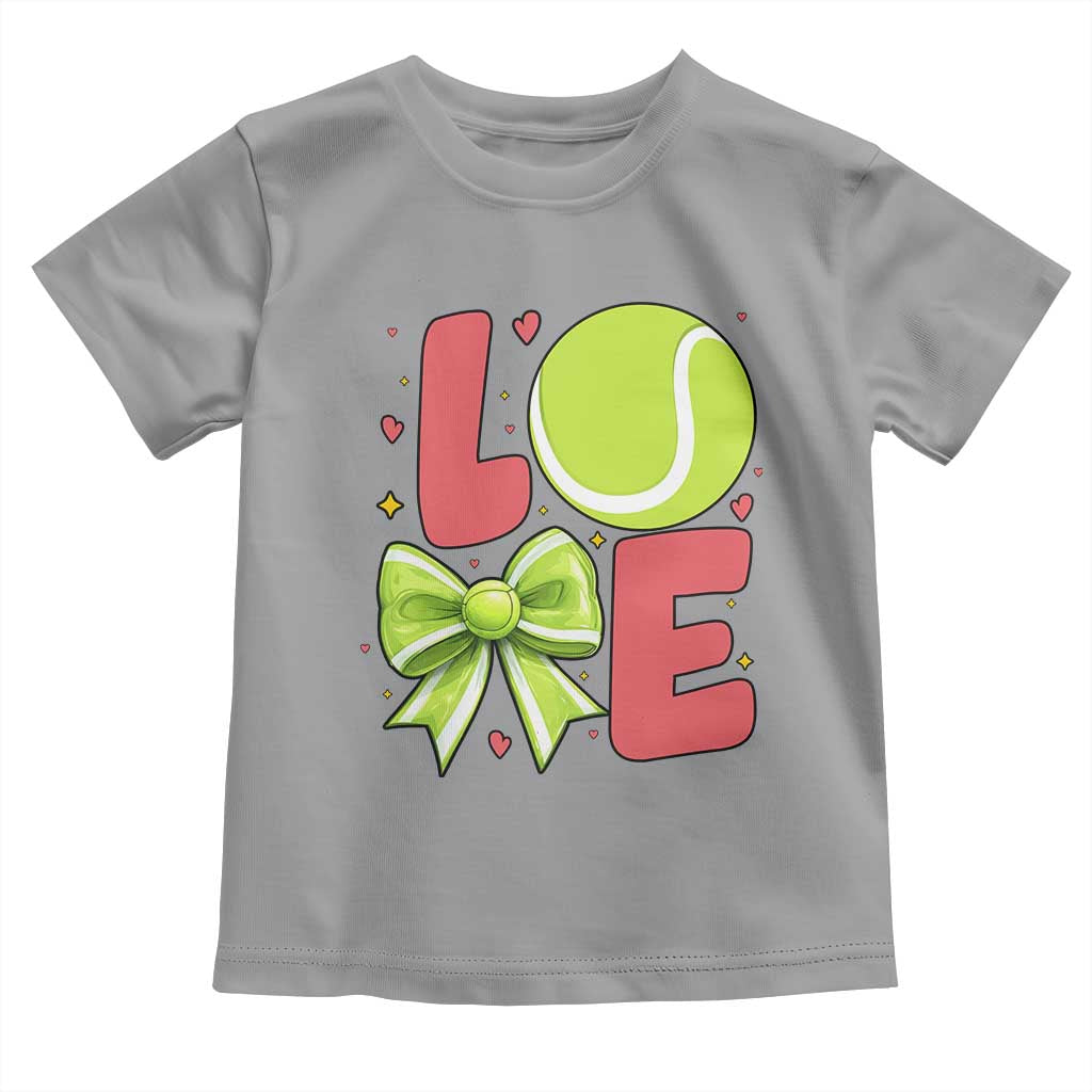 Love With A Tennis Ball Toddler T Shirt Valentines Day Gift - Wonder Print Shop