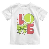 Love With A Tennis Ball Toddler T Shirt Valentines Day Gift - Wonder Print Shop