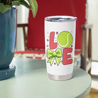 Love With A Tennis Ball Tumbler Cup Valentines Day Gift - Wonder Print Shop
