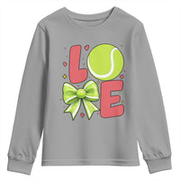 Love With A Tennis Ball Youth Sweatshirt Valentines Day Gift - Wonder Print Shop