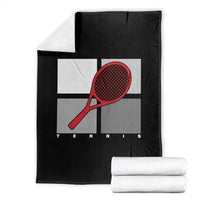 Tennis Obsession Throw Blanket Vintage Sports Lover Gift - Wonder Print Shop