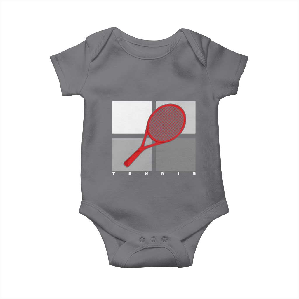 Tennis Obsession Baby Onesie Vintage Sports Lover Gift - Wonder Print Shop