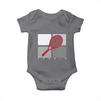 Tennis Obsession Baby Onesie Vintage Sports Lover Gift - Wonder Print Shop