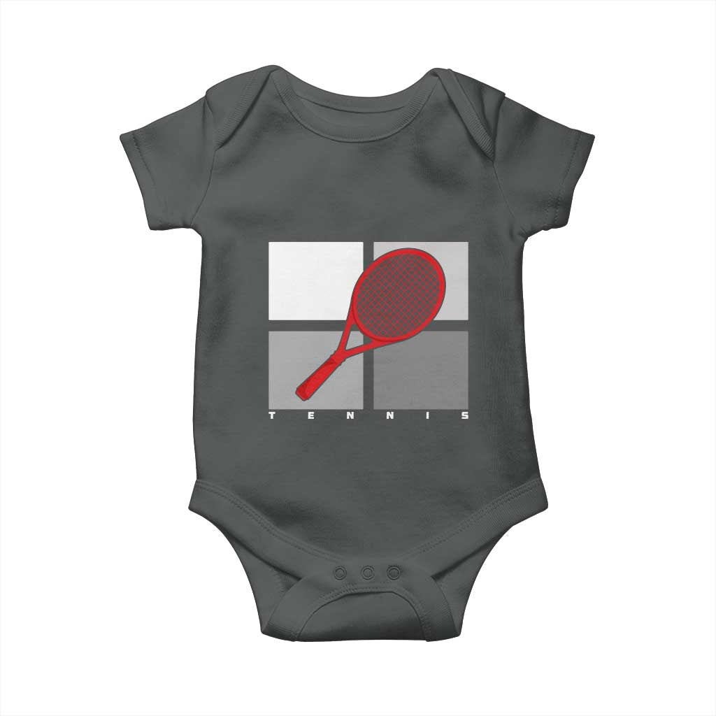 Tennis Obsession Baby Onesie Vintage Sports Lover Gift - Wonder Print Shop