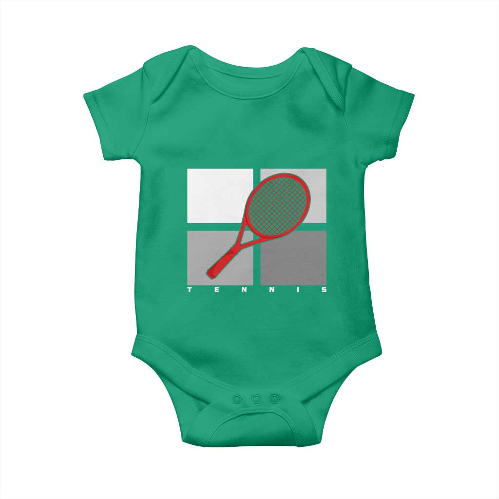 Tennis Obsession Baby Onesie Vintage Sports Lover Gift - Wonder Print Shop