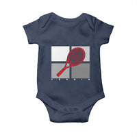 Tennis Obsession Baby Onesie Vintage Sports Lover Gift - Wonder Print Shop