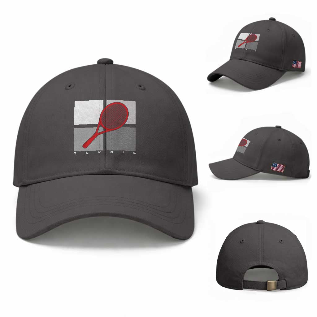 Tennis Obsession Baseball Cap Vintage Sports Lover Gift