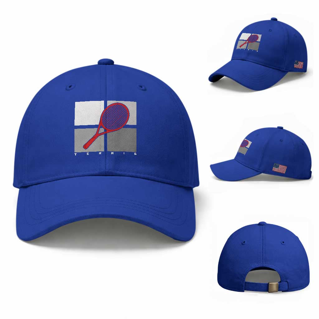 Tennis Obsession Baseball Cap Vintage Sports Lover Gift
