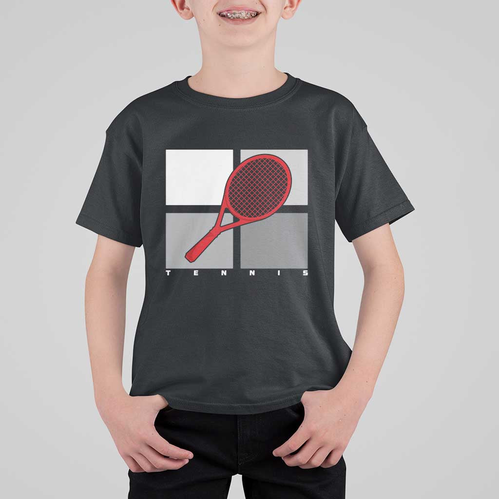 Tennis Obsession T Shirt For Kid Vintage Sports Lover Gift - Wonder Print Shop